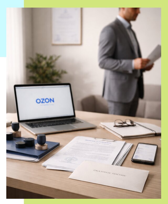 Отказное письмо для Ozon в Лесозаводске от 3618 р. | Сертэкс